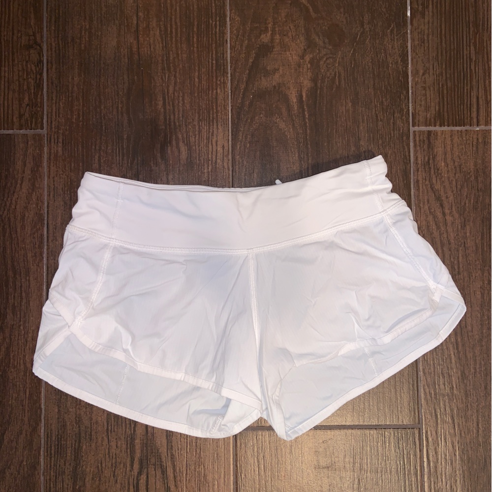 White Lululemon Shorts